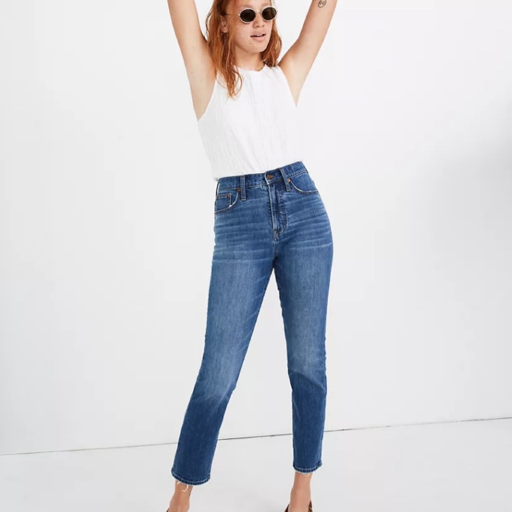 Madewell Perfect Vintage Crop Jean in Cassie Wash